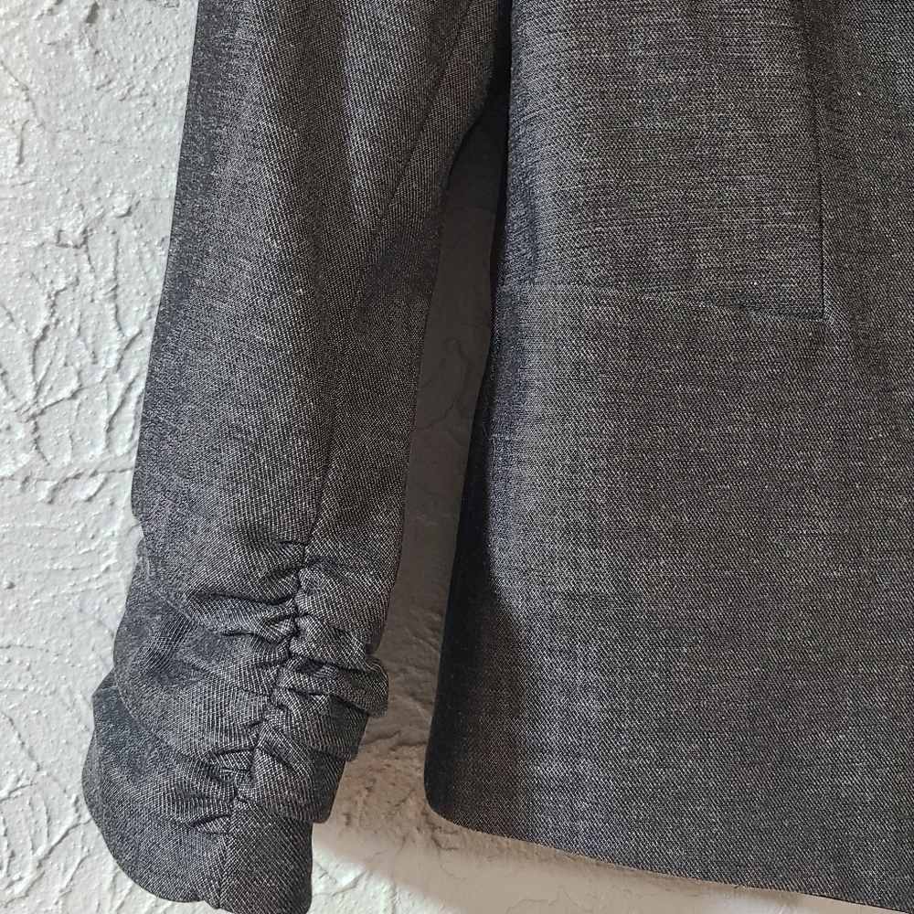 Express women's gray/black single-button fitted b… - image 3